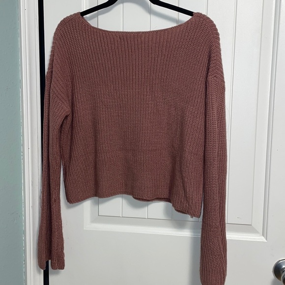 NWT ZAFUL Forever Young Crop Sweater Size 4 - Picture 3 of 5